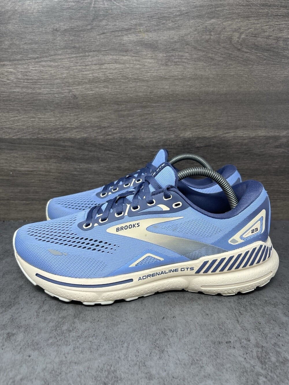 Brooks Adrenaline GTS 23 Womens Size 10 B Blue Navy Stability Running Shoes